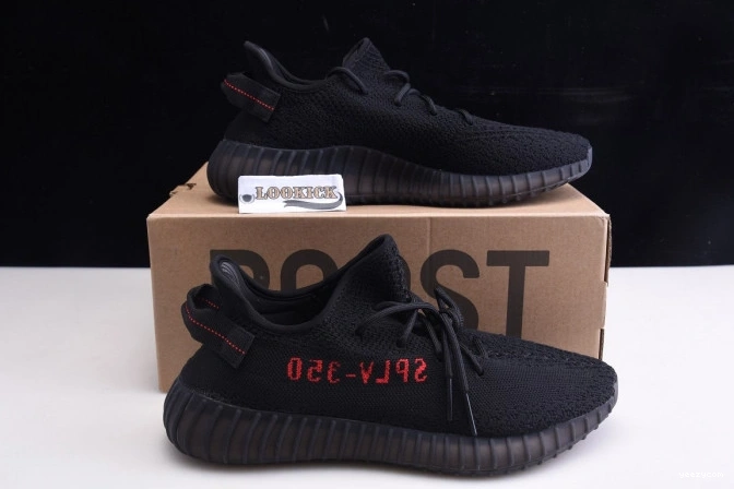 Yeezy 350 Boost Black V2 CP9652 Adidas Red 0816